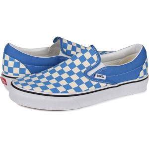 Vans Women’s Asher Adult Low Top Sneakers(Checkerboard Nebula Blue True White)