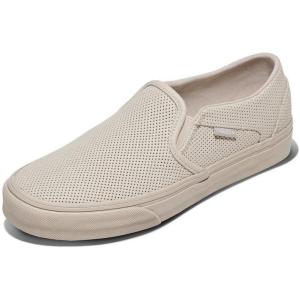 Vans Women’s Asher Adult Low Top Sneakers(Mono Perf Oatmeal)