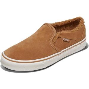 Vans Women’s Asher Adult Low Top Sneakers(Suede/Sherpa Chipmunk)