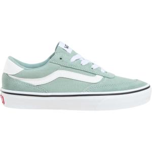 Vans Womens Brooklyn Ls Shoe | Low-top Sneakers for Everyday Wear, Walking, Work & Fashion(Suede Canvas Iceberg Green)