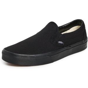 Vans Women’s Classic Slip On Platform Sneakers(Black/Black)