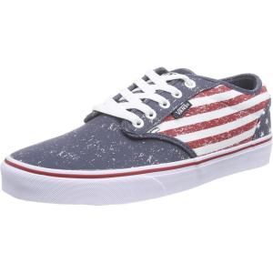 Vans Women’s Classic Slip On Platform Sneakers(Multicolored Flag Stv Navy Chili Pepper)