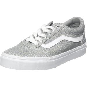 Vans Women’s Range EXP Sneaker(Party Glitter Silver White)