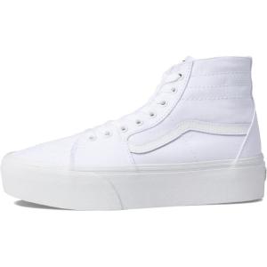 Vans Women’s UA SK8-Hi Tapered Stackform Sneakers(Genuine White Canvas)