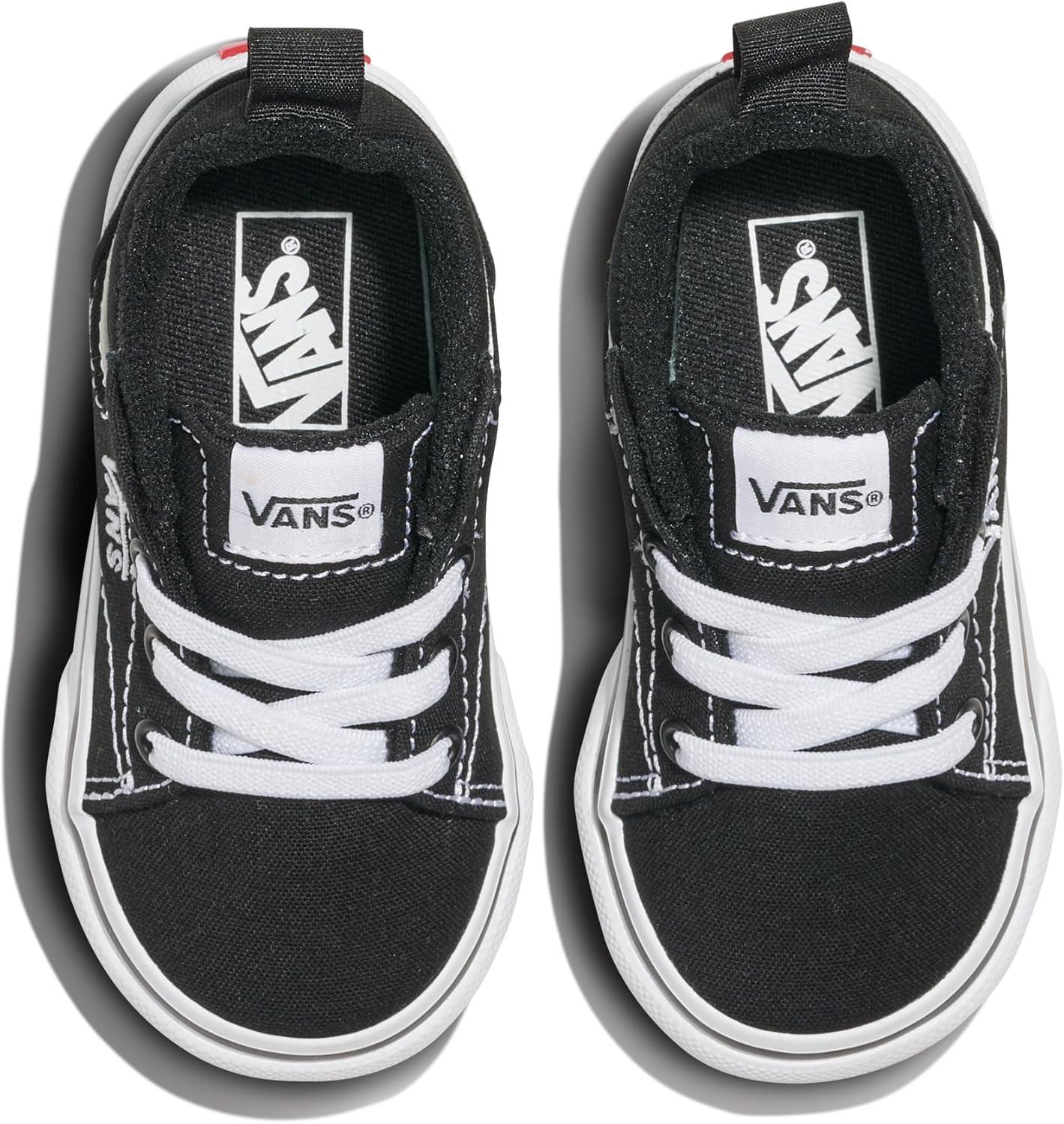 imageVans Kids Seldan Slipon ShoeBlackWhite