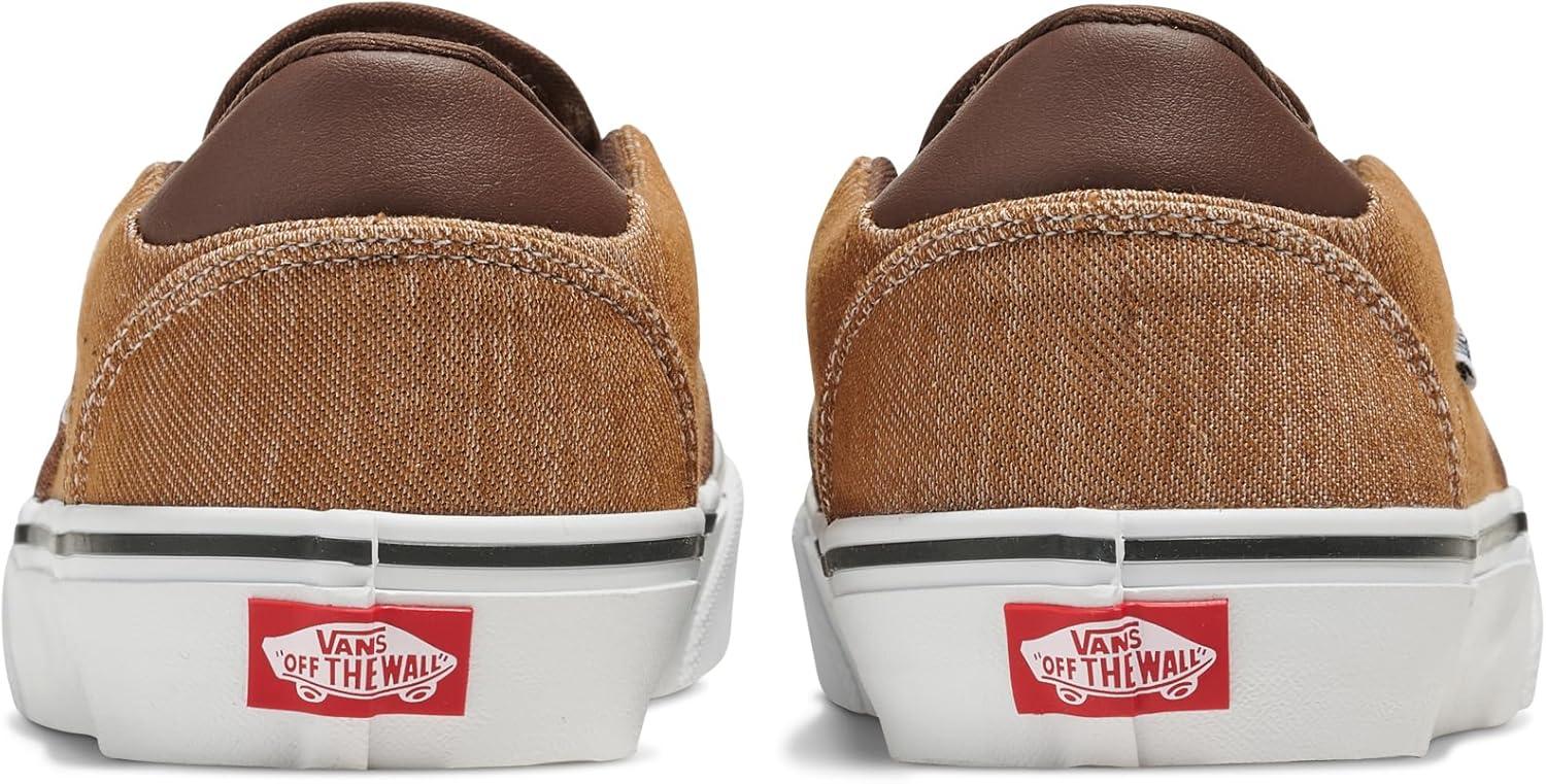 imageVans Mens Asher Deluxe Slipon Shoe Comfortable Sneakers for Fashion Walking amp Everyday WearWashed Chipmunk