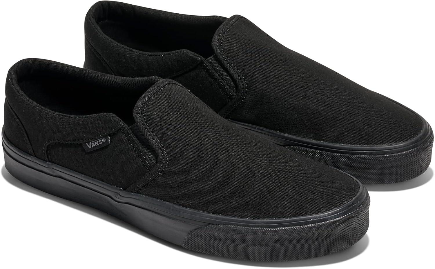 imageVans Mens Asher SlipOn ShoeBlackBlack