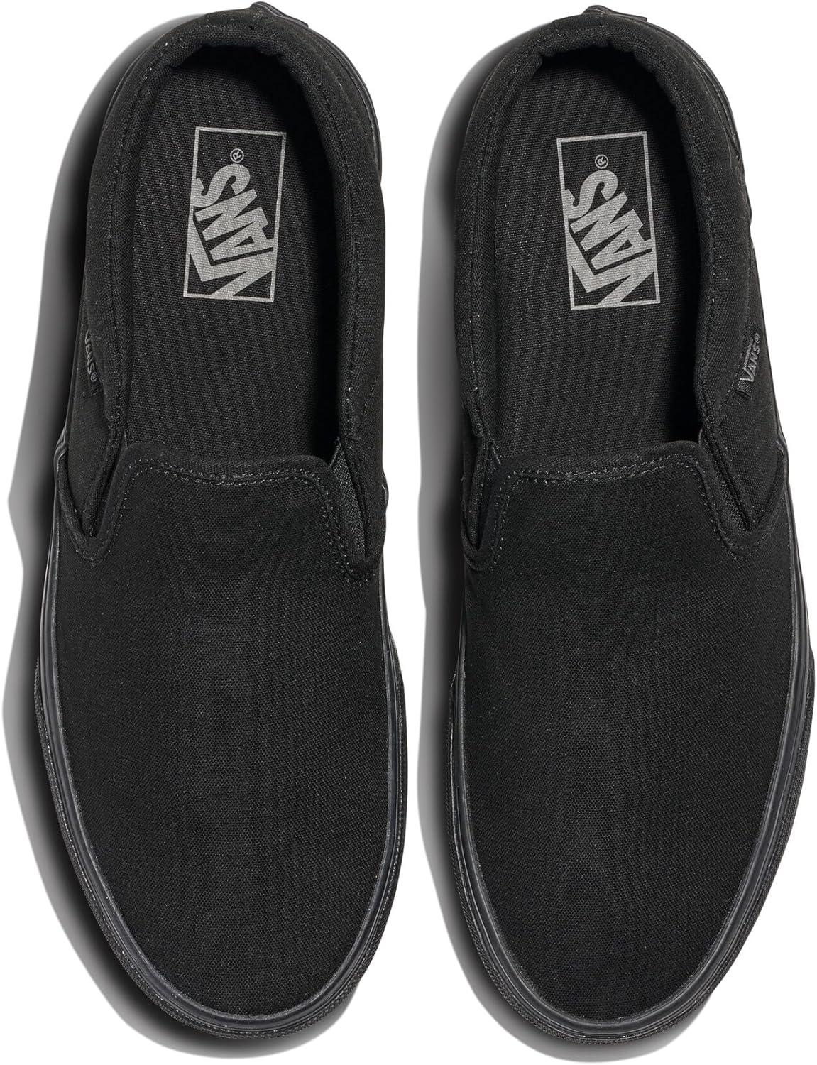 imageVans Mens Asher SlipOn ShoeBlackBlack