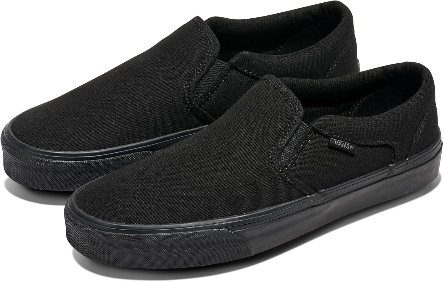 imageVans Mens Asher SlipOn ShoeBlackBlack