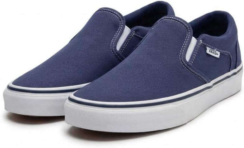 imageVans Mens Asher SlipOn ShoeCanvas Deep Twilight