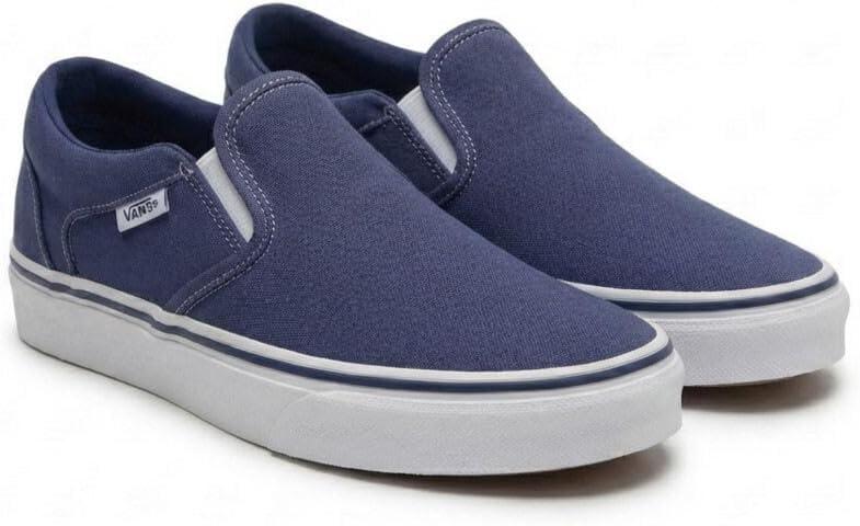 imageVans Mens Asher SlipOn ShoeCanvas Deep Twilight