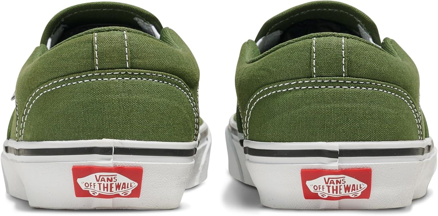 imageVans Mens Asher SlipOn ShoeCanvas Pine Forest