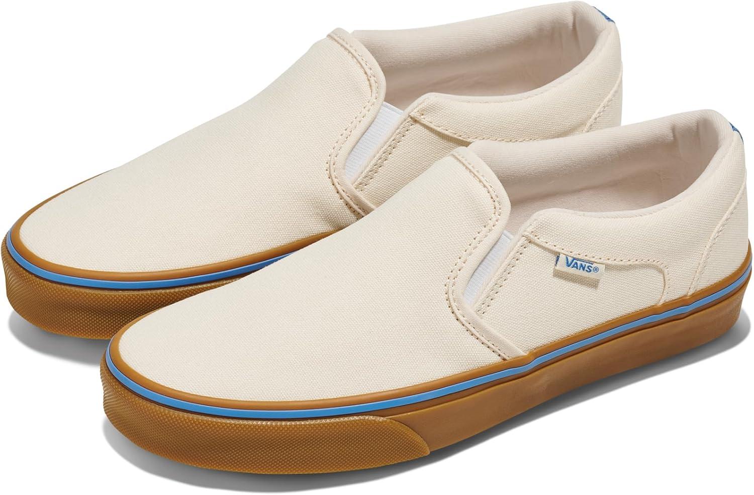 imageVans Mens Asher SlipOn ShoeGum Classic Cream