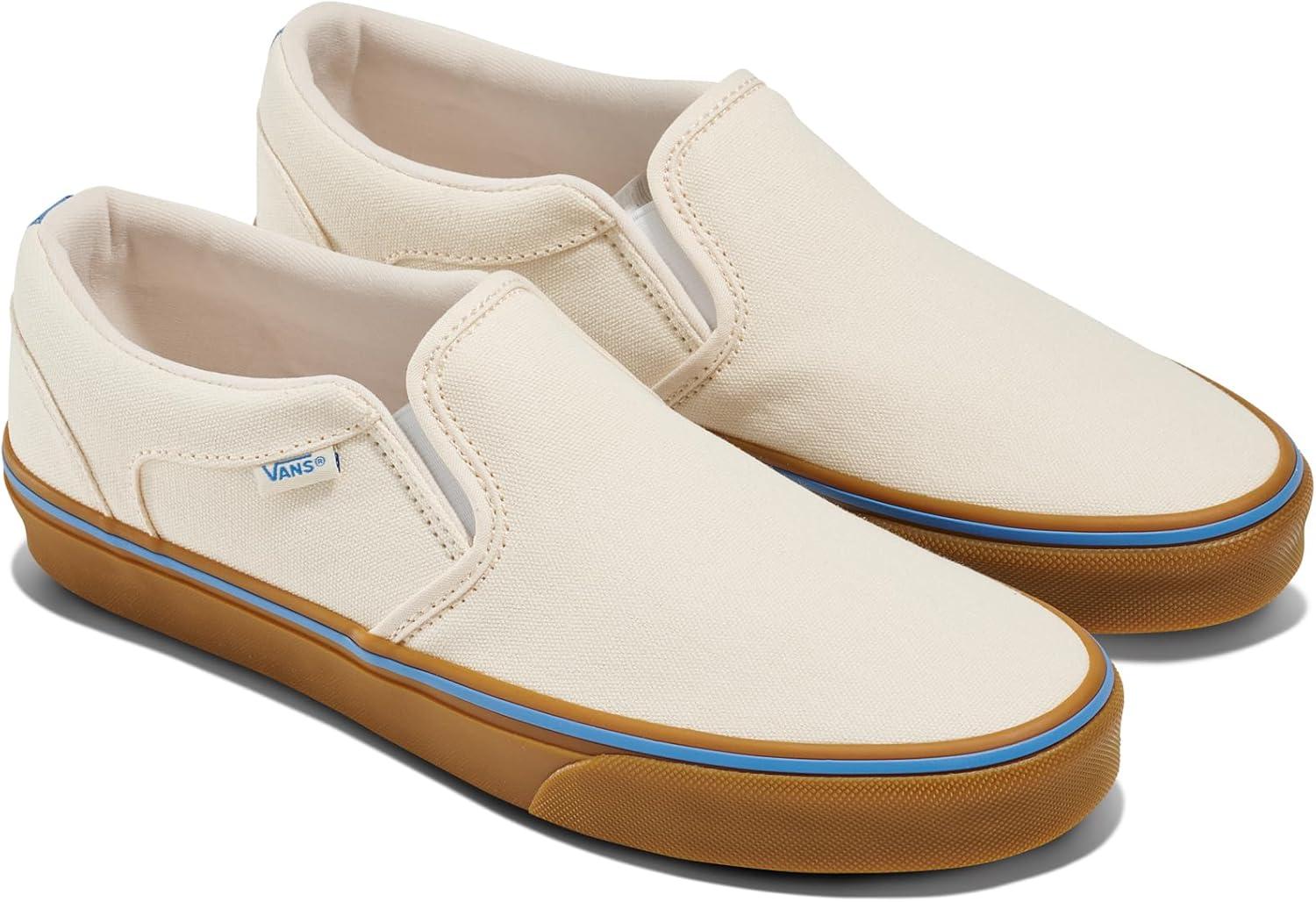 imageVans Mens Asher SlipOn ShoeGum Classic Cream