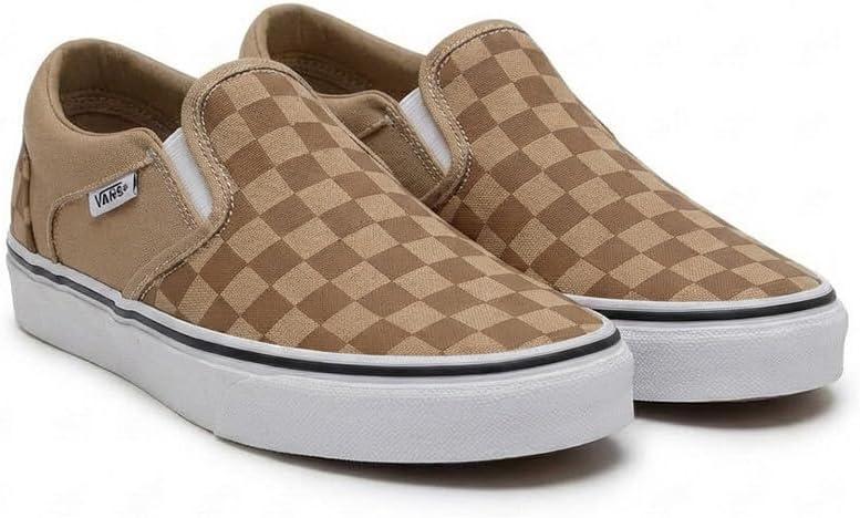 imageVans Mens Asher SlipOn ShoeTonal Check Incense