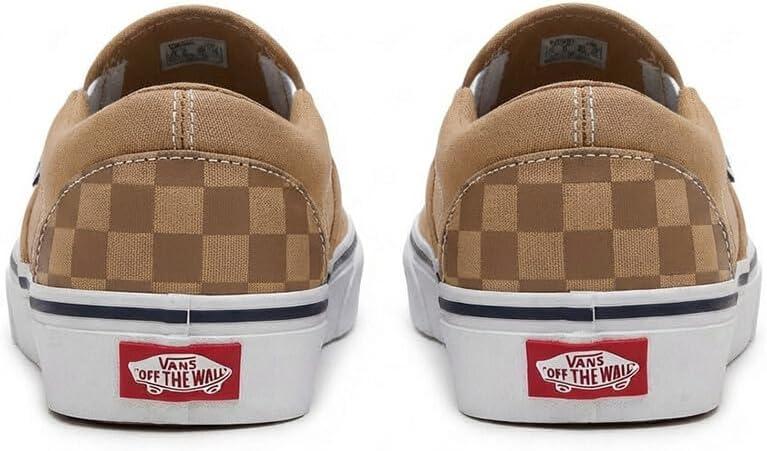 imageVans Mens Asher SlipOn ShoeTonal Check Incense