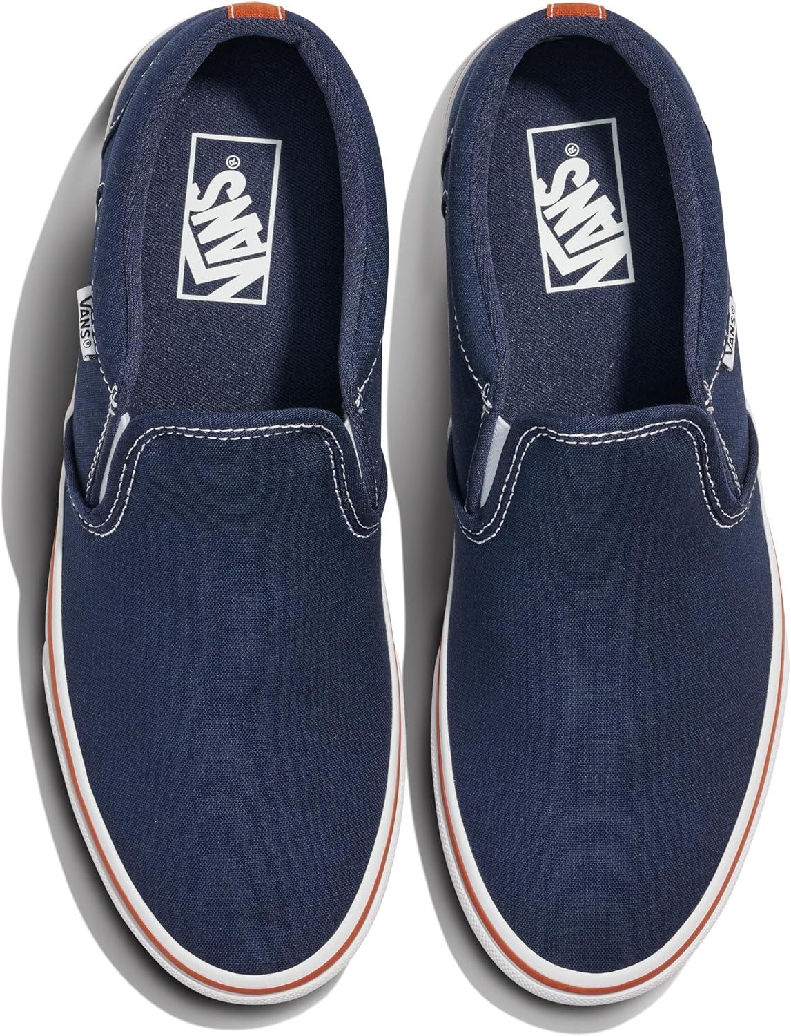 imageVans Mens Asher SlipOn ShoeVarsity Block Parisian Night