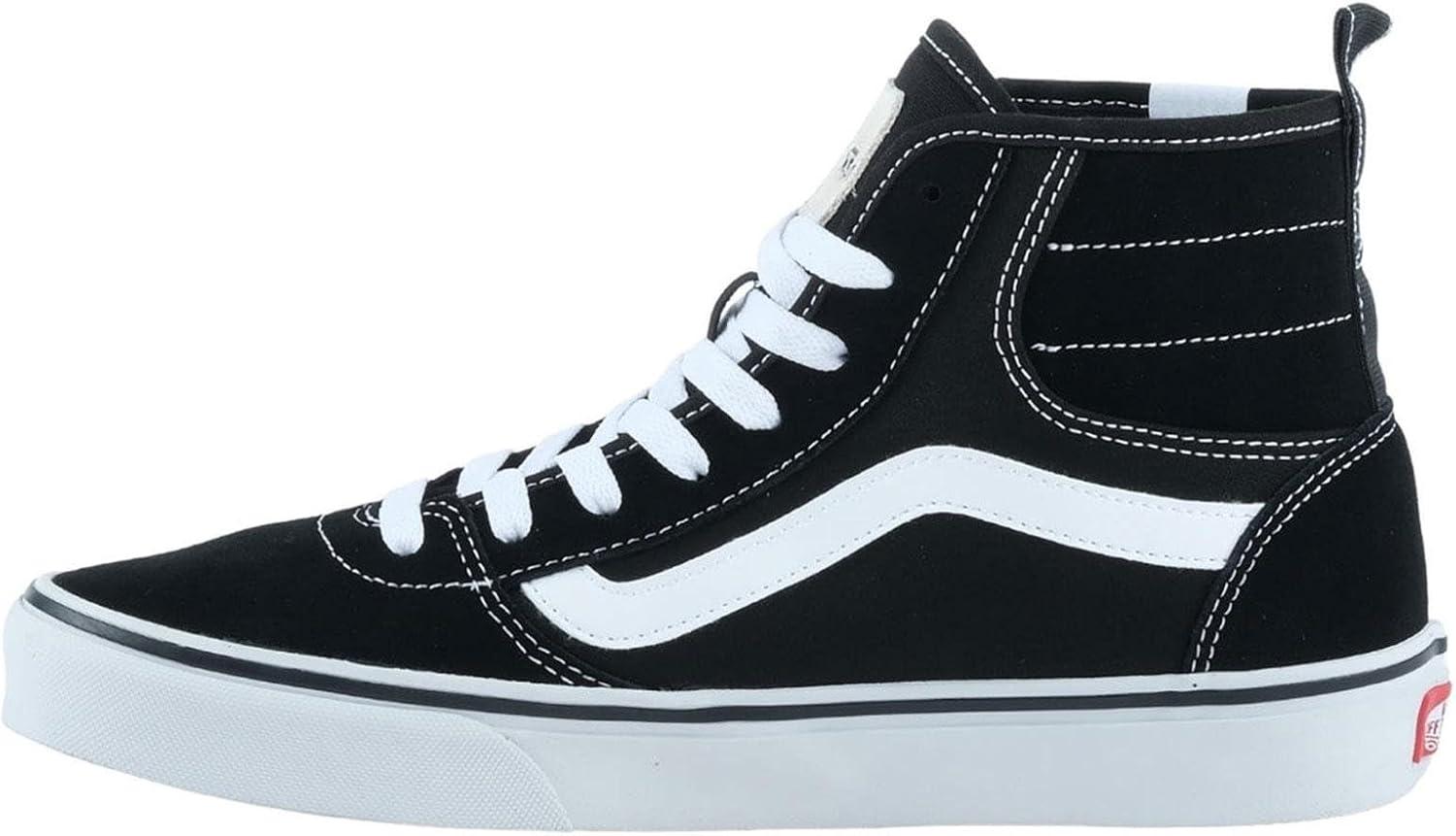 imageVans Mens Ashwood Hi Decon Hightop ShoeSuedeCanvas BlackWhite