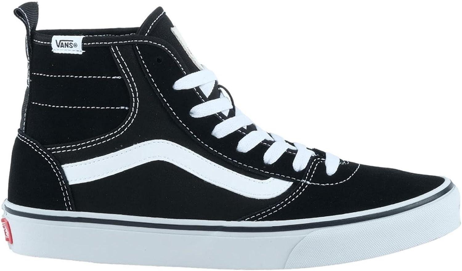 imageVans Mens Ashwood Hi Decon Hightop ShoeSuedeCanvas BlackWhite
