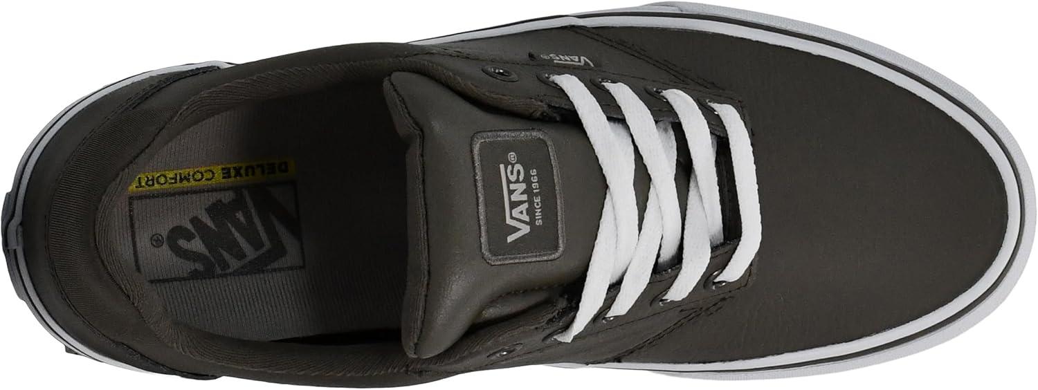 imageVans Mens Atwood Deluxe Shoe2tone Leather Gray