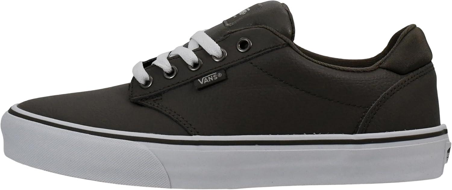 imageVans Mens Atwood Deluxe Shoe2tone Leather Gray