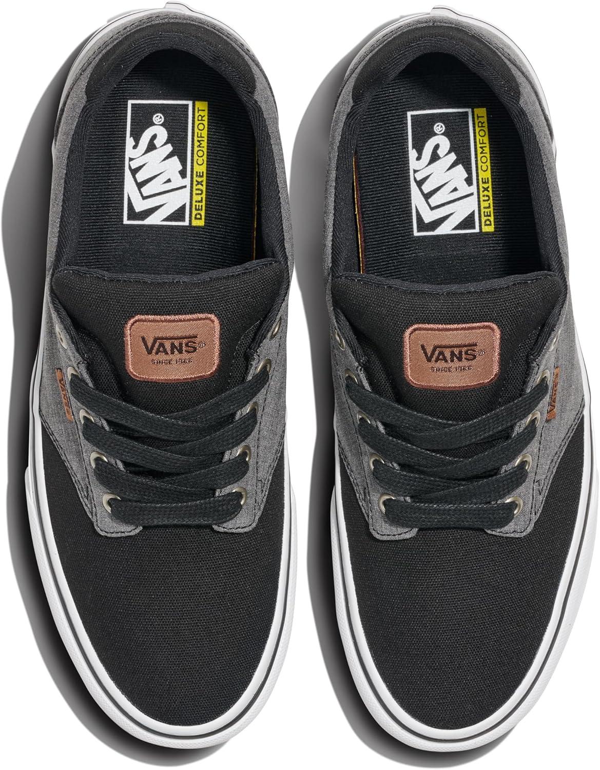 imageVans Mens Atwood Deluxe ShoeBlackGrayBlack