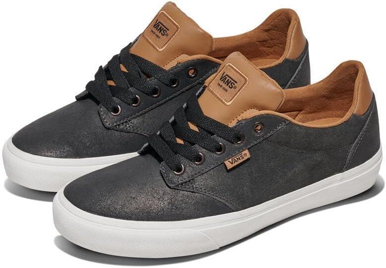 imageVans Mens Atwood Deluxe ShoeSoft Suede BlackBrown