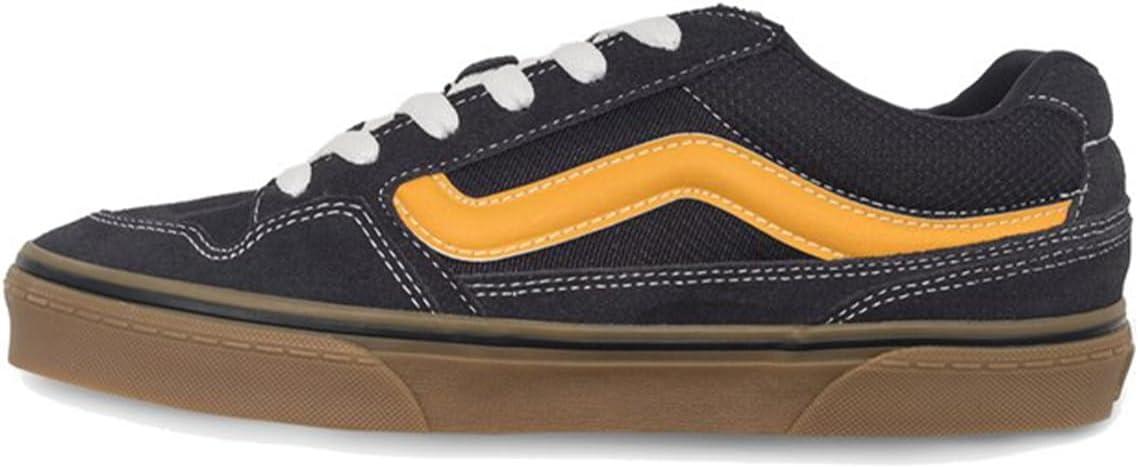 imageVans Mens Caldrone ShoeSuede Gum Charcoal Yellow