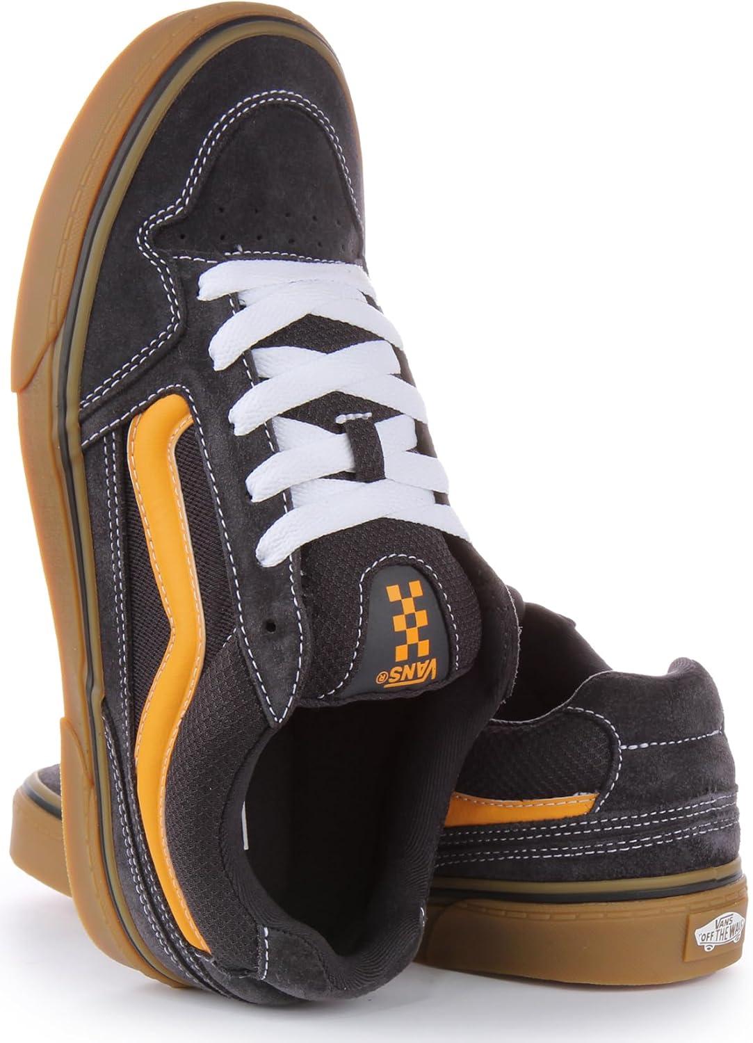 imageVans Mens Caldrone ShoeSuede Gum Charcoal Yellow