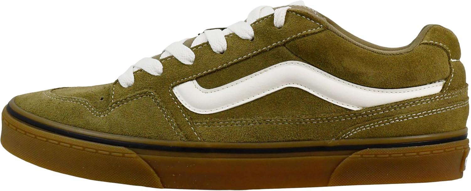 imageVans Mens Caldrone ShoeSuede Gum Olive