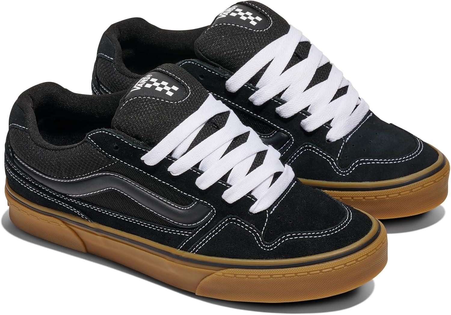 imageVans Mens Caldrone ShoeSuede Mesh BlackGum