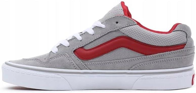 imageVans Mens Caldrone ShoeSuede Mesh Charcoal Red