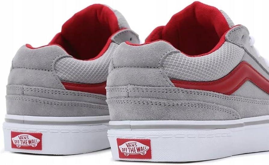 imageVans Mens Caldrone ShoeSuede Mesh Charcoal Red