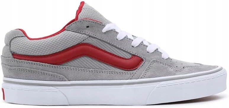 imageVans Mens Caldrone ShoeSuede Mesh Charcoal Red