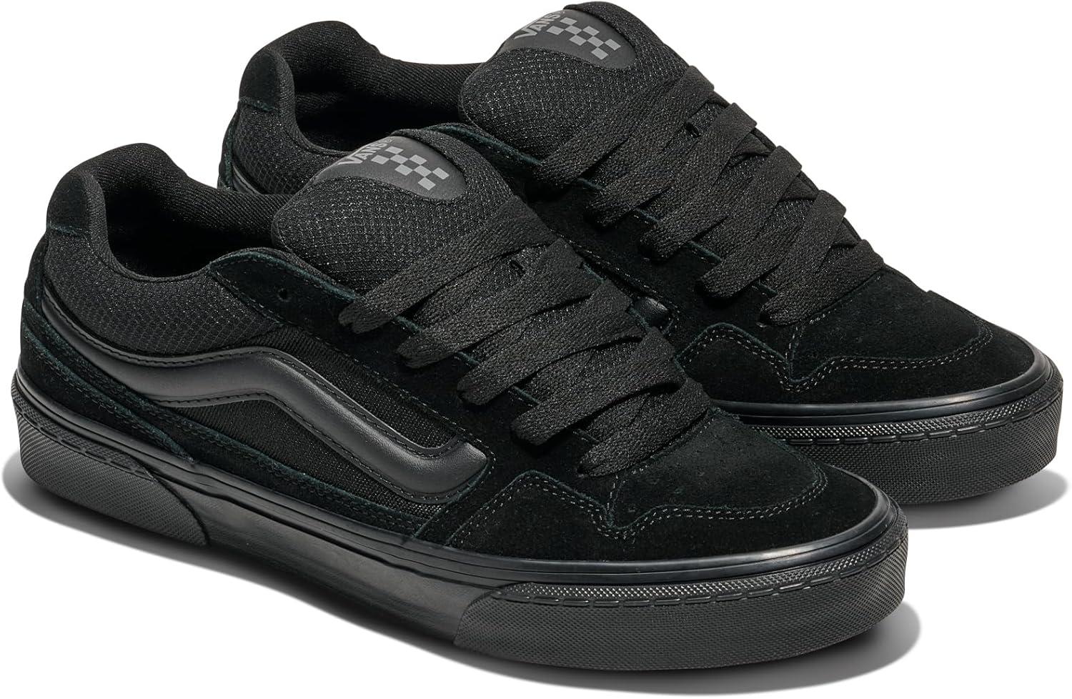 imageVans Mens Caldrone ShoeSuedeMesh BlackBlack