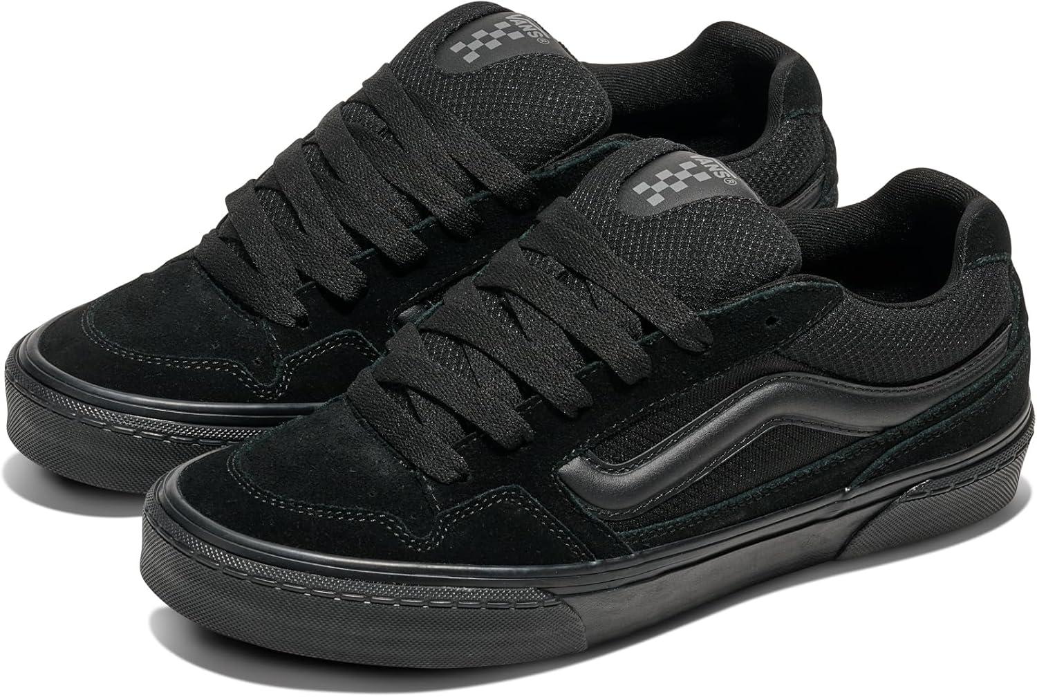 imageVans Mens Caldrone ShoeSuedeMesh BlackBlack
