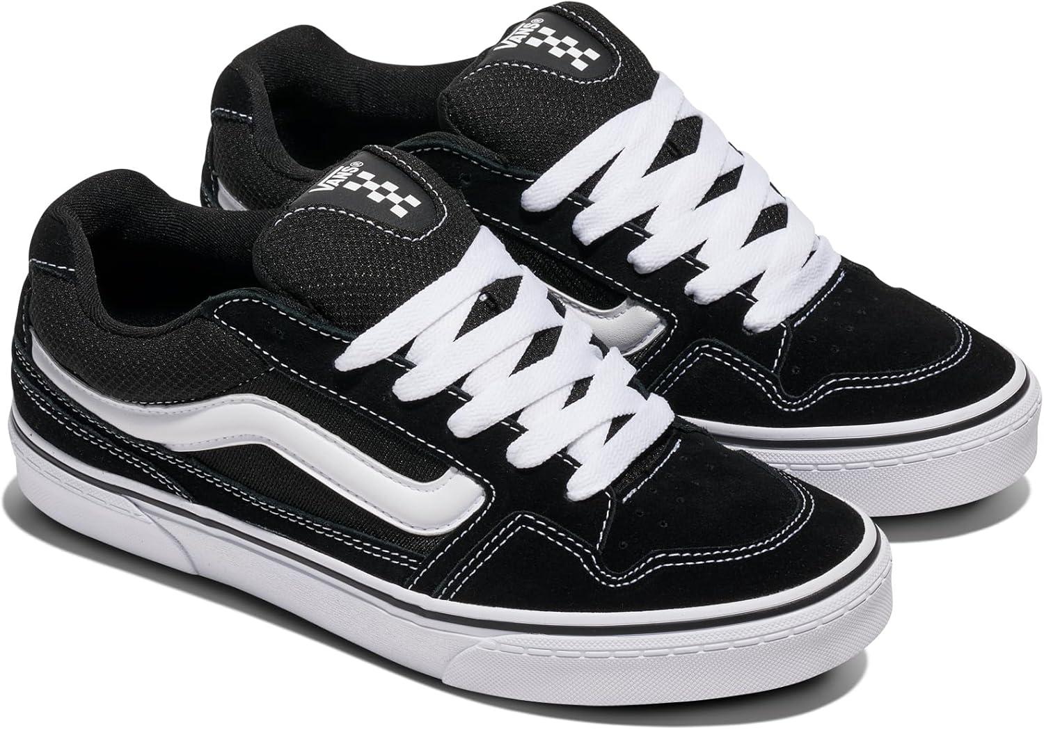 imageVans Mens Caldrone ShoeSuedeMesh BlackWhite