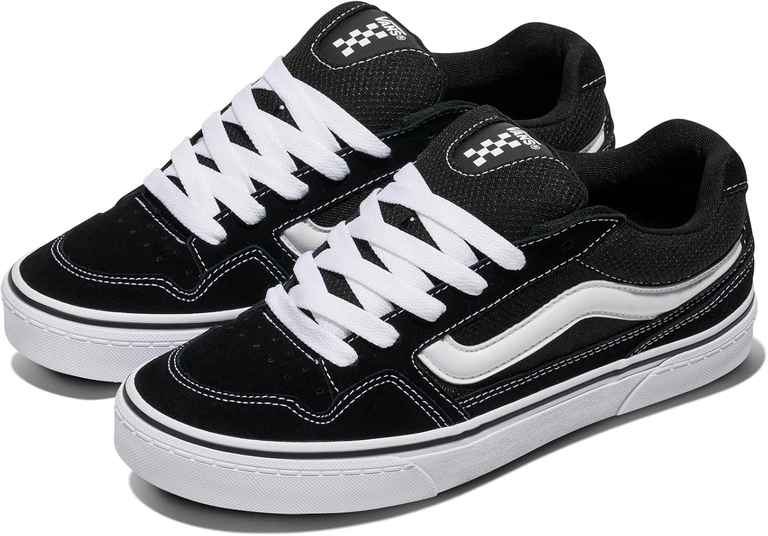 imageVans Mens Caldrone ShoeSuedeMesh BlackWhite