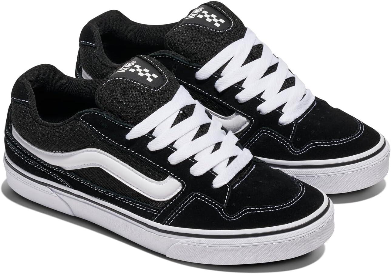 imageVans Mens Caldrone ShoeSuedeMesh BlackWhite