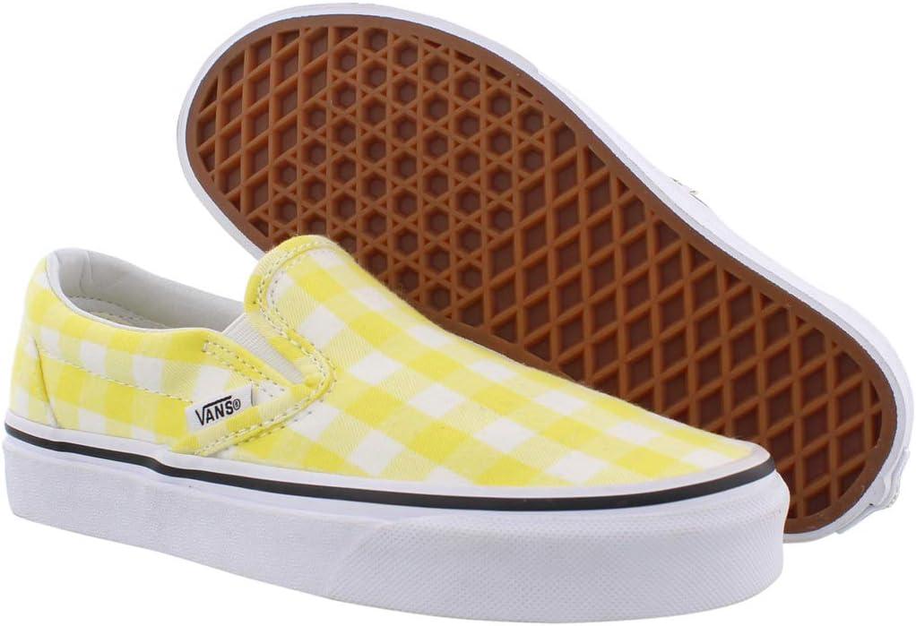 imageVans Mens Classic SliponGingham Blazing Yellow True White
