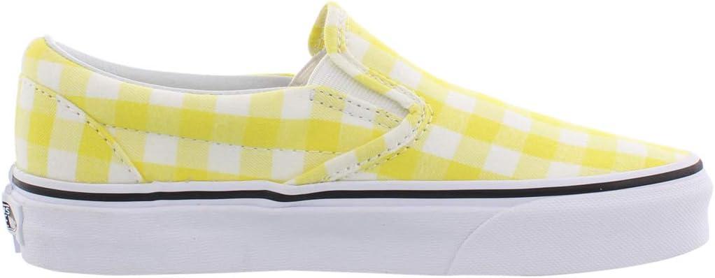 imageVans Mens Classic SliponGingham Blazing Yellow True White