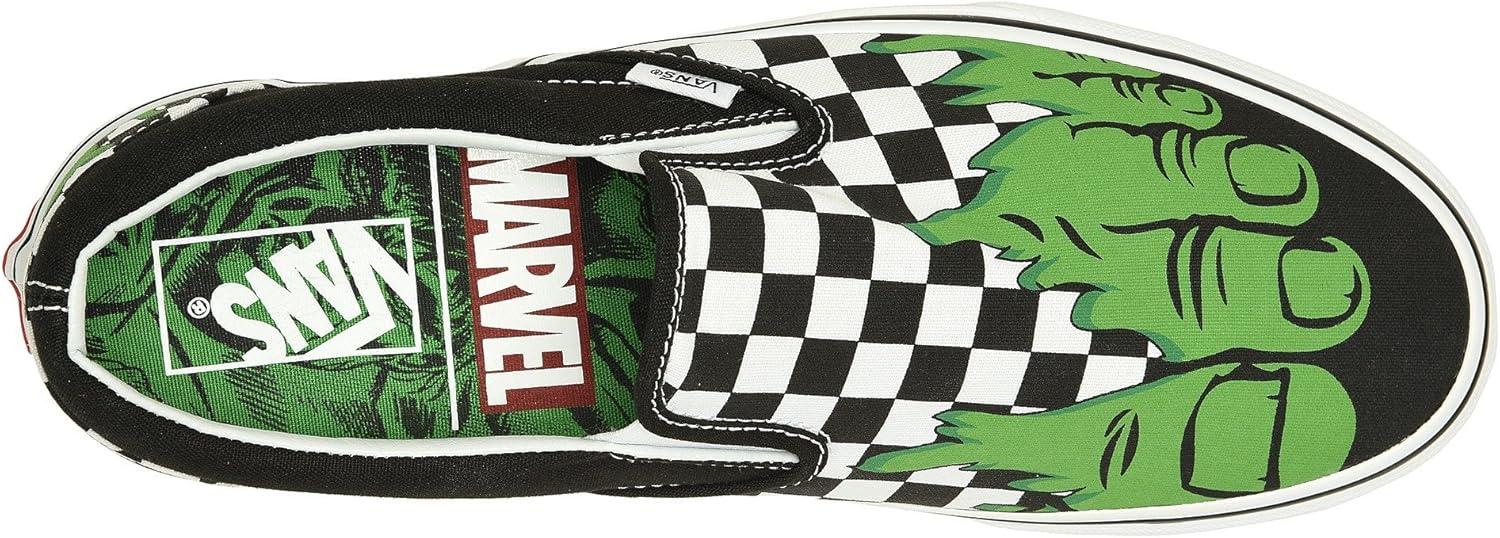 imageVans Mens Classic SliponMarvel Hulk Checker Black