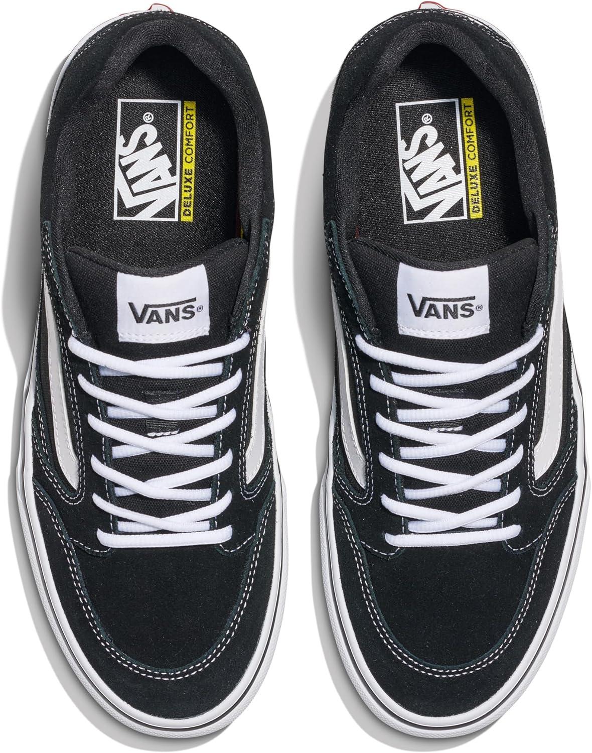 imageVans Mens Fairview Deluxe Lowtop ShoeSuede BlackWhite