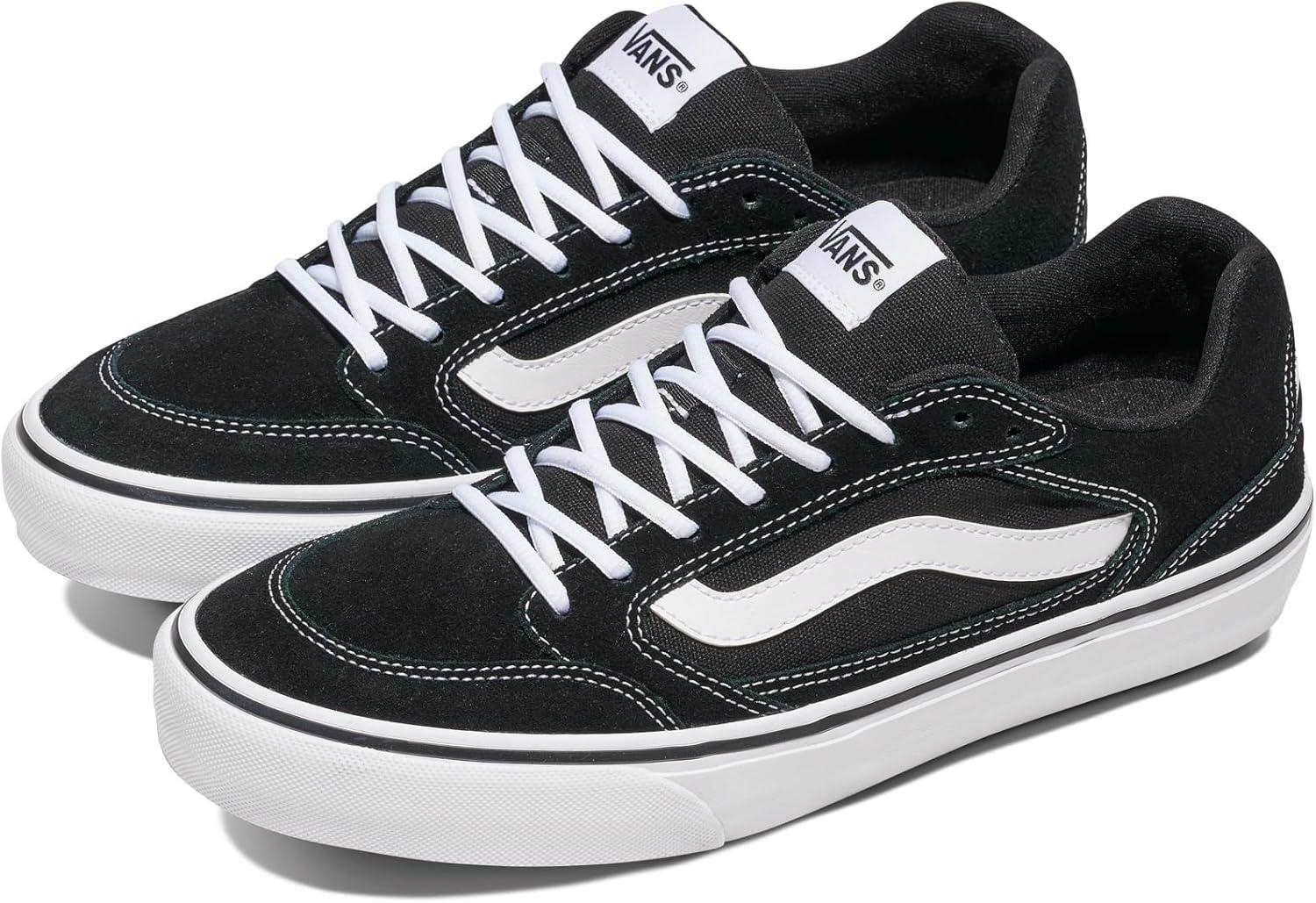 imageVans Mens Fairview Deluxe Lowtop ShoeSuede BlackWhite