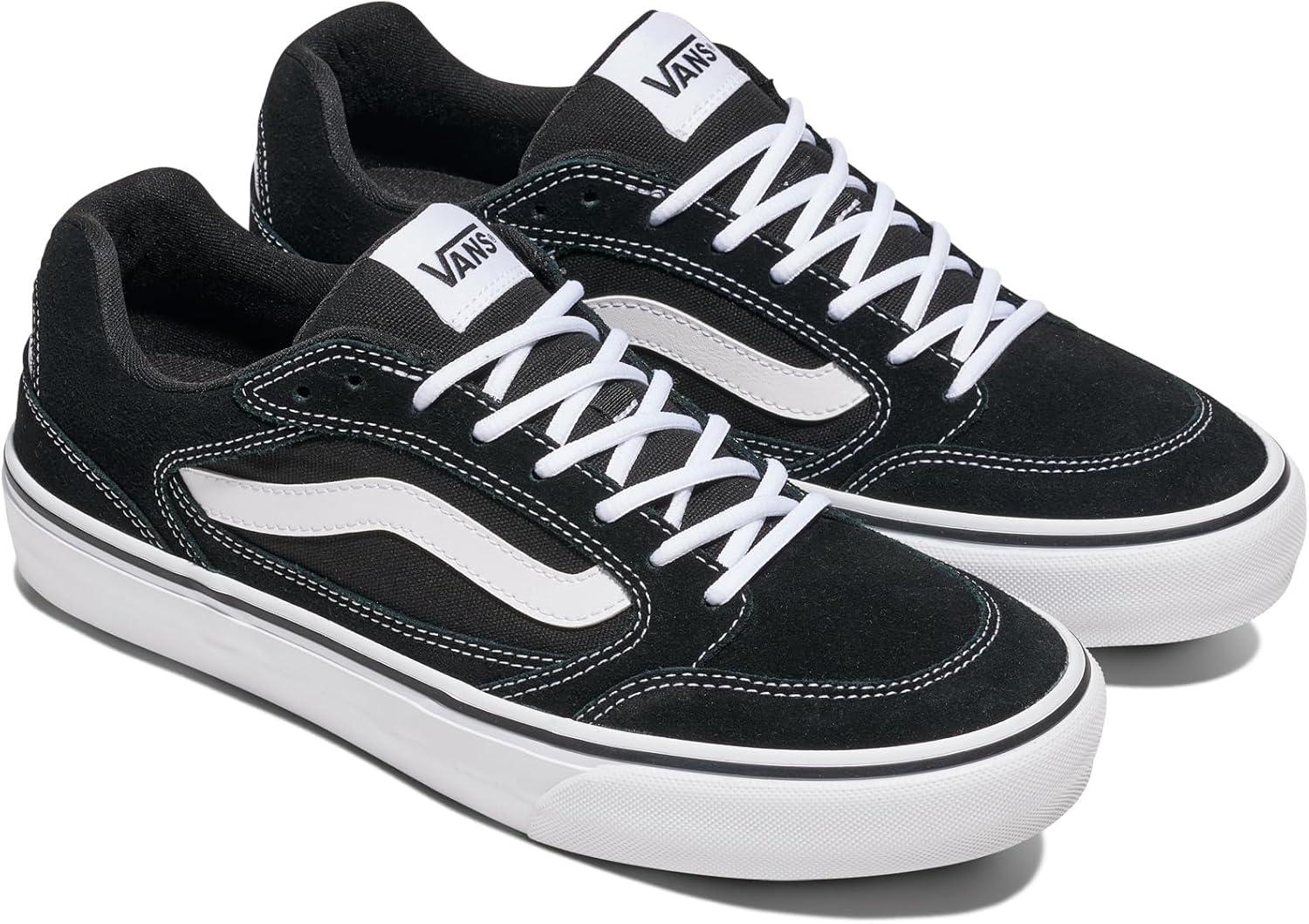 imageVans Mens Fairview Deluxe Lowtop ShoeSuede BlackWhite