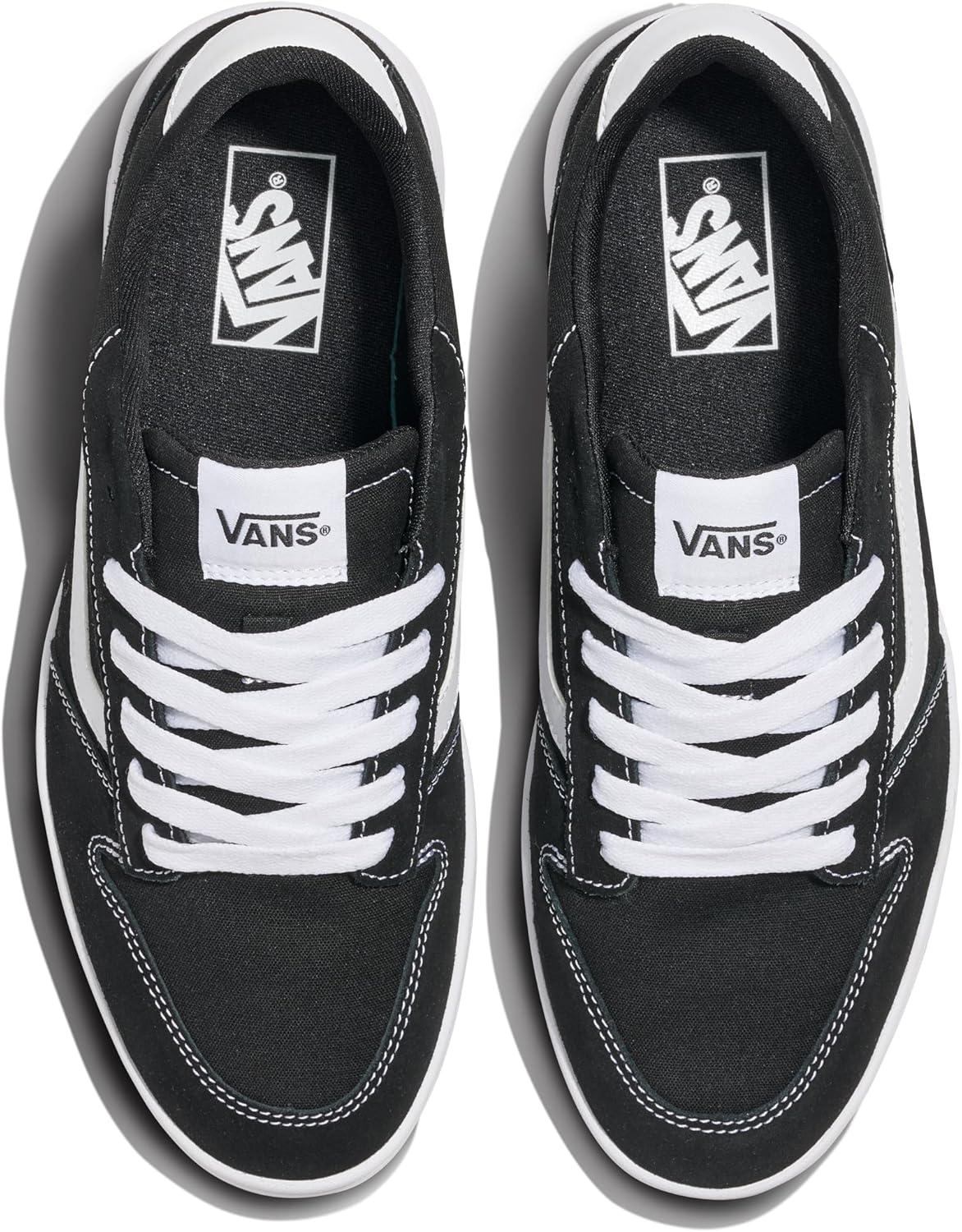 imageVans Mens Ryland LsSuedeCanvas BlackWhite