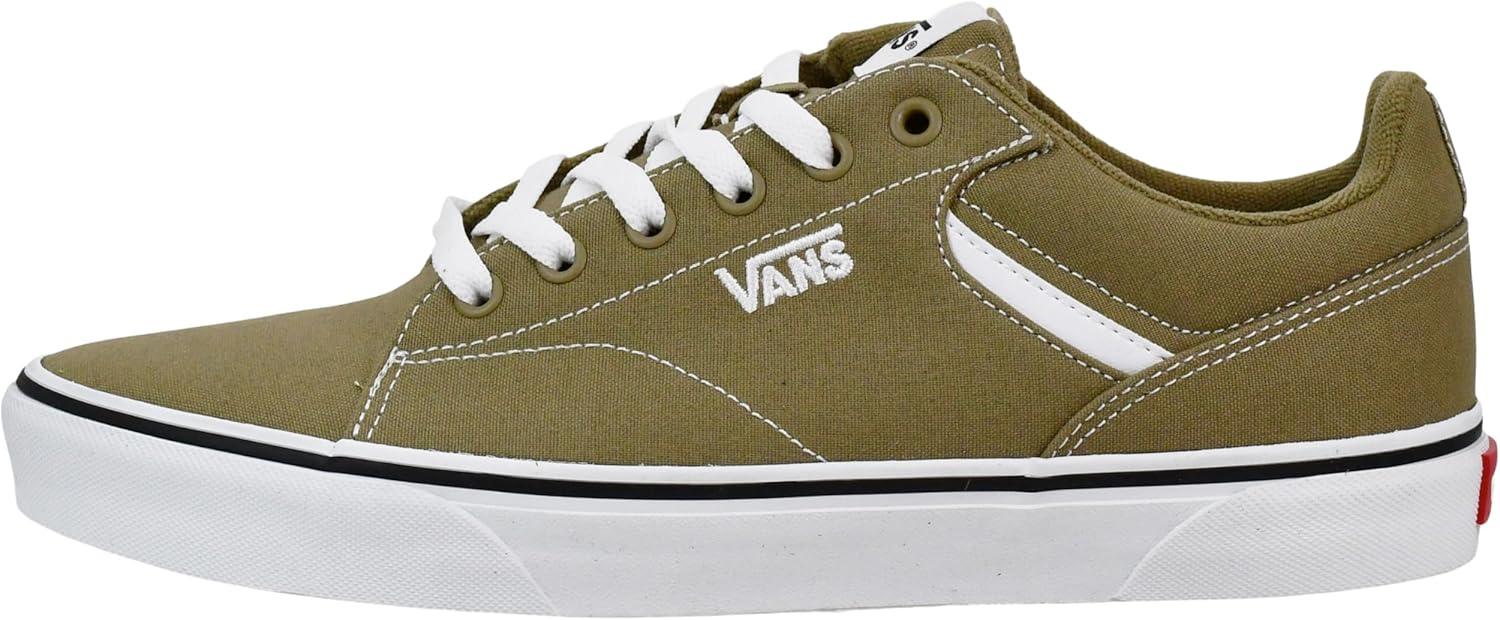 imageVans Mens SeldanSneakerCanvas OliveWhite