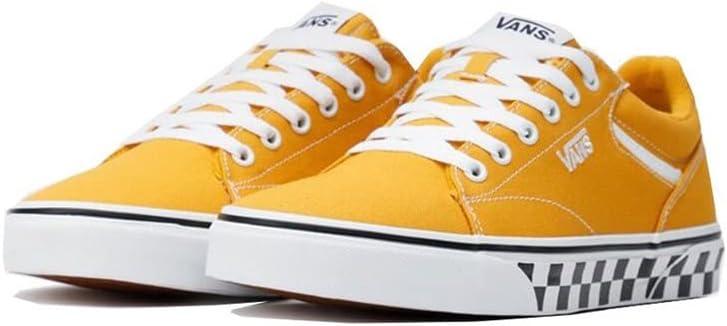 imageVans Mens SeldanSneakerChecker Sidewall Yellow