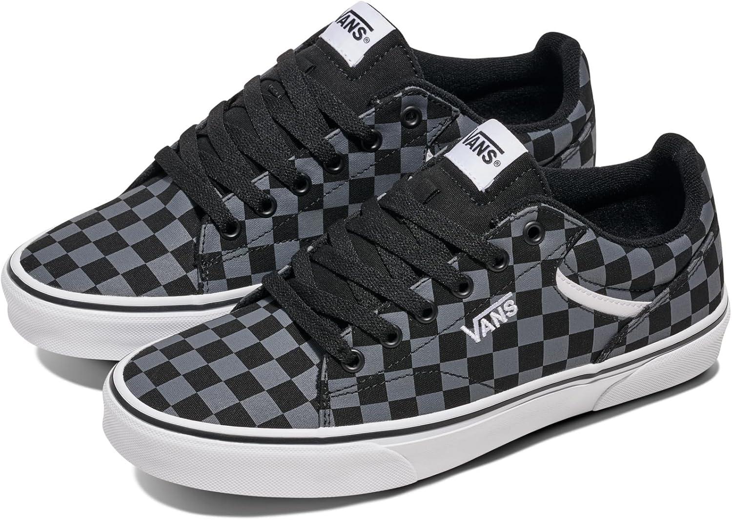 imageVans Mens SeldanSneakerCheckerboard BlackPewter
