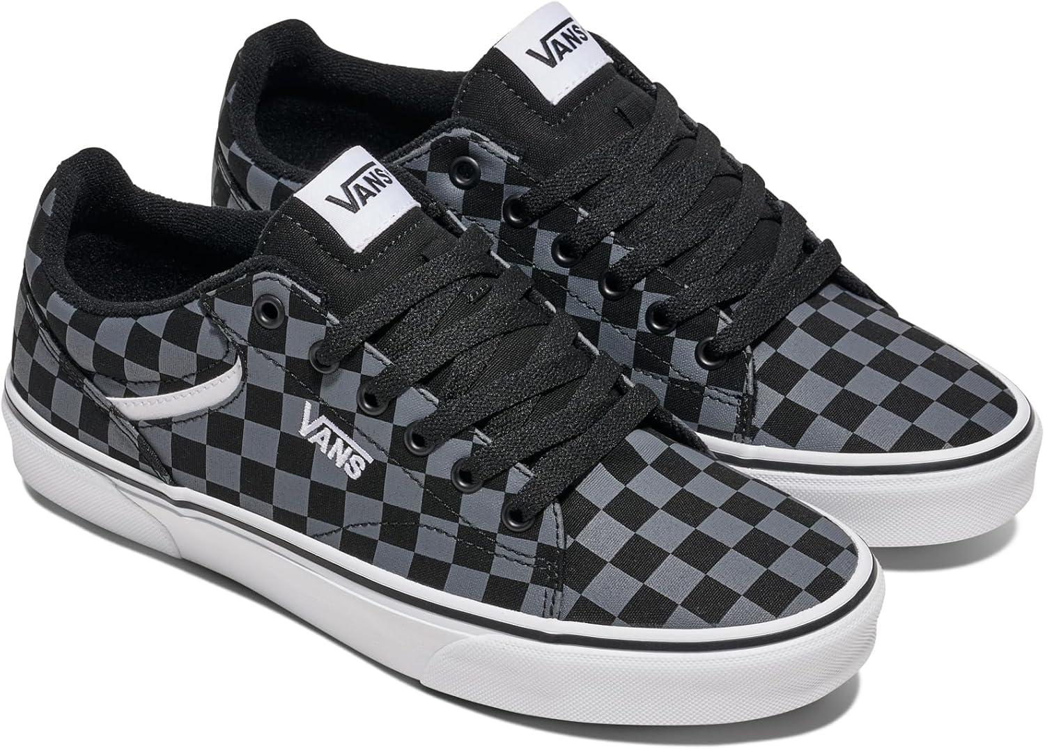 imageVans Mens SeldanSneakerCheckerboard BlackPewter